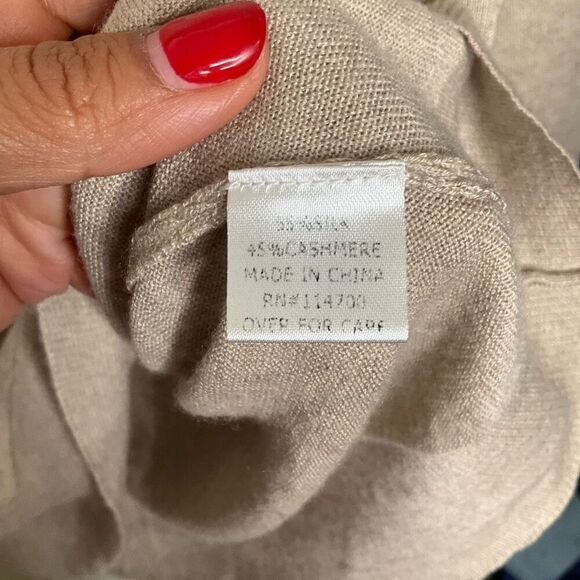 Chan Luu Cashmere Blend Mock Sweater - Picture 5 of 8